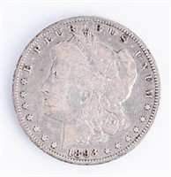 Coin 1893-O Morgan Silver Dollar In VF