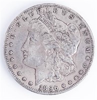 Coin 1896-S Morgan Silver Dollar In XF