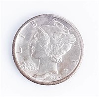 Coin 1923-S Mercury Dime In GEM BU - Superb!