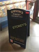 Gibson's Folding Sign - 22 x 40