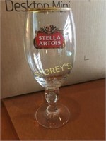 8 Stella Beer Glasses - 33 CL