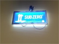 Illuminated BP Sub Zero Sign