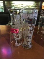 5 BP Beer Glasses