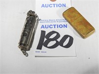 Vintage Trench Lighter and Vintage Pocket Lighter