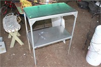 Stainless steel table, 26 x 15 x 35