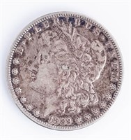 Coin 1889-S Morgan Silver Dollar - In XF