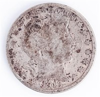 Coin 1913 Barber Half Dollar In Good Key Date