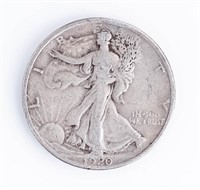 Coin 1920-P Walking Liberty Half Dollar In VF