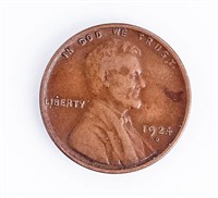 Coin 1924-D Lincoln Cent Cent In Nice