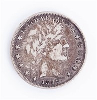 Coin 1897-P Barber Half Dollar In Very Fine