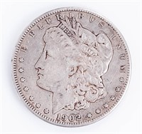 Coin 1902-S Morgan Silver Dollar In XF