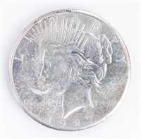 Coin 1927-P Silver Peace Dollar In Choice BU