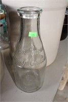 Owen Sound Dairy milk bottle, embossed