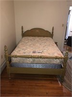 Bed with Simmons Mattress and Boxspring CLEAN