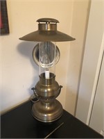 Brass Electrified Lamp