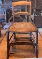 Antique Chair W/ Cain Seat