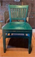 Green Solid Wood Chair