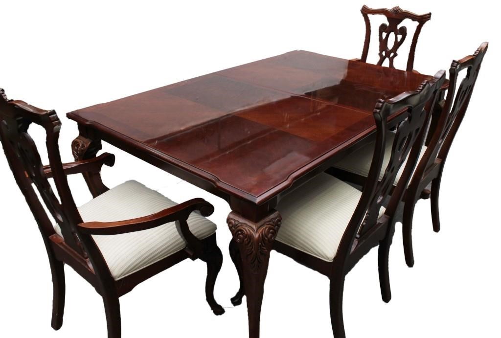 Thomasville Cherry Queen Anne Dining, Thomasville Dining Room Set Value