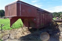 Sand H cattle trailer 24'Lx7'T