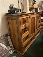 Western style dresser w/ drawers made in Mexico