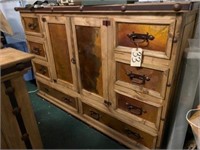 Western style dresser w/ drawers made in Mexico