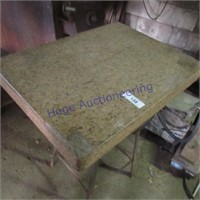 Granite surface plate, 18 x 24, corner is chipped