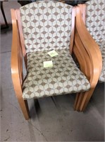 Used Maple Wood chair cloth seat