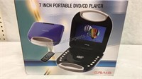 Craig Portable DVD/CD Player 7” NIB