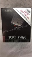 Bel 966 Radar Detector NIB