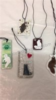 Handmade Cat Necklaces & Bookmarks/Decor