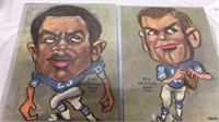 Pair of Detroit Lions Pictures by Tasco 16x12