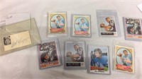 Bill Munson Autographed Card & Other cards