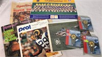 Assorted Football memorabilia & NFL Detroit