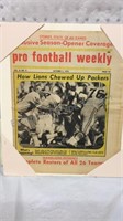 Vintage Pro Football Weekly Issue