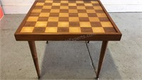 Vintage Wood Game Table w/Screw On/Off Legs