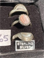 Ring set in sterling silver wear one piece or all