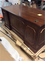 NEW 5' JSI Wood Walnut Color Desk Shell