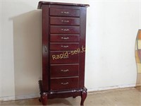 Cherry Finish Jewellery Armoire