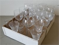 Box Lot Of Misc Wine Glasses & Drinkware