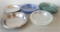 (13) Vintage & Modern Pie Plates & Tins