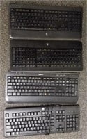 Lot of logitech wireless keyboards and hp