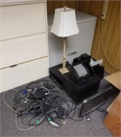 Lot of miscellaneous cords and other items