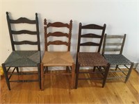 4 LadderBack Chairs.