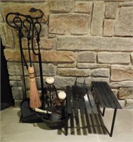 Cast iron fire place accessories