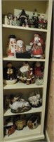 Cookie Jar lot to include Santa Claus's , Rabbit