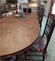 Mahogany Dropleaf dining table (54 x 96) with