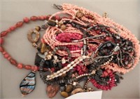 Costume Jewelry lot of beaded necklaces