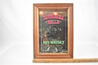 Louisana Belle Rye Whiskey Mirror Advertising