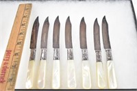 Pearl Handle Knife Set