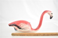 Vintage Ceramic Flamingo Lawn Decor